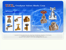 Tablet Screenshot of goodyear-valve.com.tw